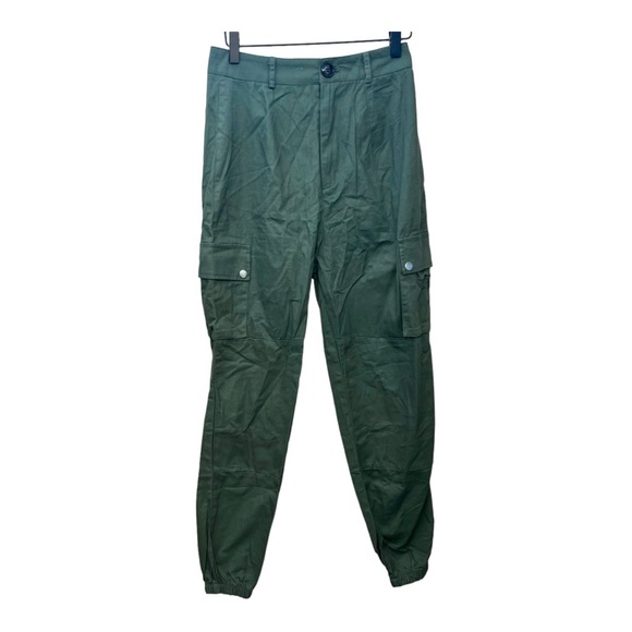 Nasty Gal Working Hard High-Waisted Utility Trousers - Picture 3 of 7